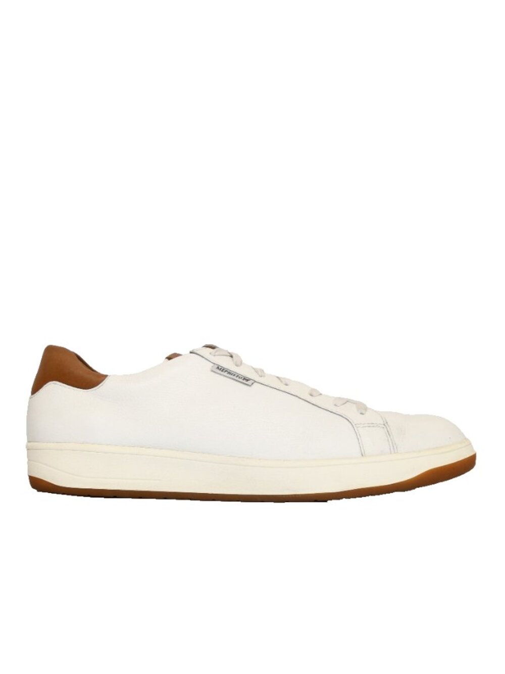 New! Mephisto Hasko Sneaker Shoe White Leather Size 11.5 US / 11 EUR DD565